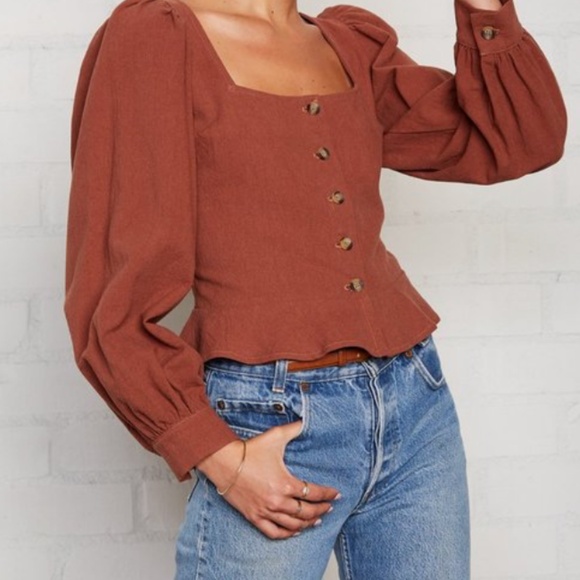 RACHEL PALLY Canvas Portia Top XS in Masala - Picture 5 of 6